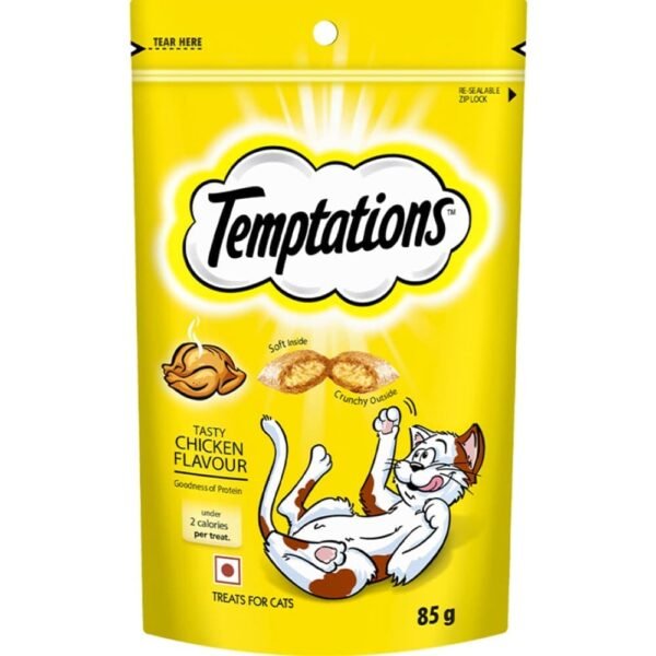 Temptations Tasty Chicken and Seafood Medley Flavour Cat Treats Combo