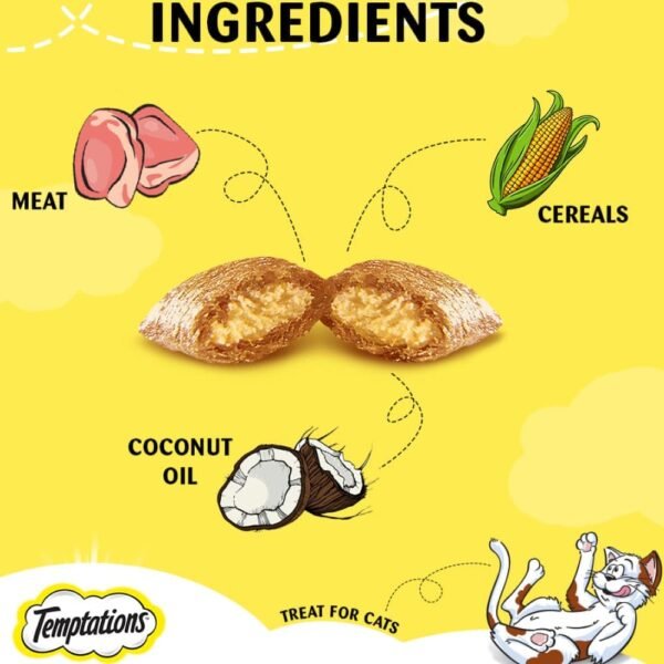 Temptations Tasty Chicken and Seafood Medley Flavour Cat Treats Combo