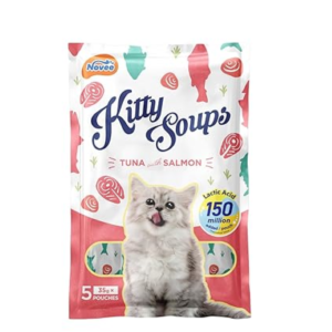 Novee Kitty Tuna with Salmon Soup Cat Treats