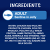 Purina Felix Sardine with Jelly and Salmon with Jelly Adult Cat Wet Food Combo