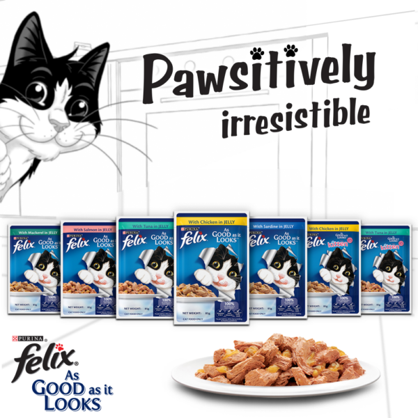 Purina Felix Sardine and Tuna with Jelly Adult Cat Wet Food Combo
