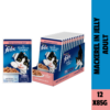 Purina Felix Sardine with Jelly and Salmon with Jelly Adult Cat Wet Food Combo